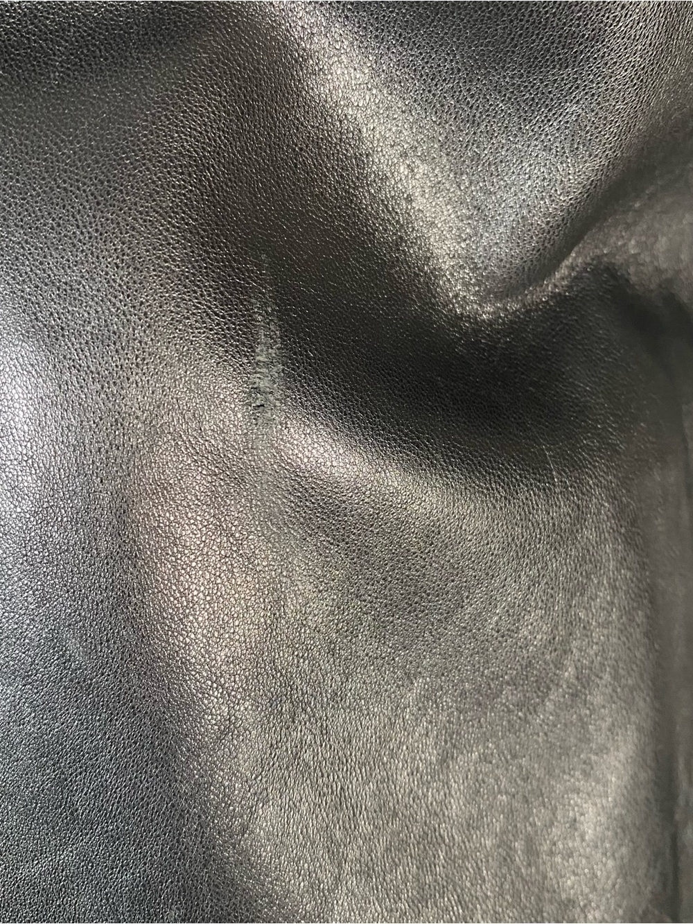 Vintage Black Lamb Leather Car Coat Mens M Couture by J Park Full Zip Button Up - Picture 11 of 16